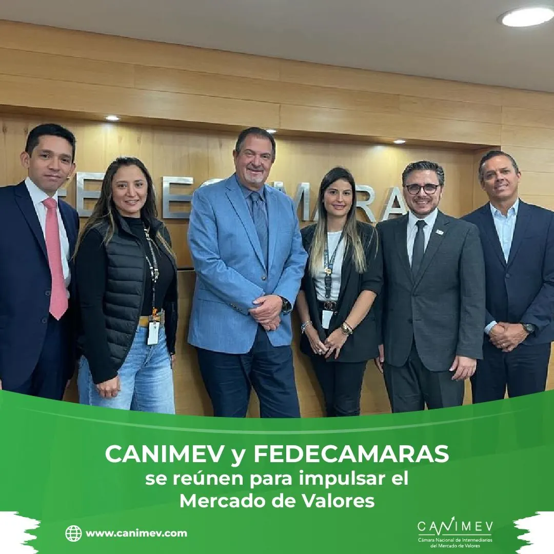 CANIMEV y FEDECAMARAS se reúnen para impulsar el Mercado de Valores